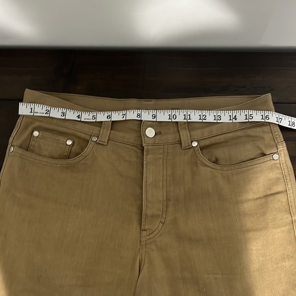 COS Tan Midrise Relaxed Fit Wide Leg Pants Size 29 - Picture 5 of 13